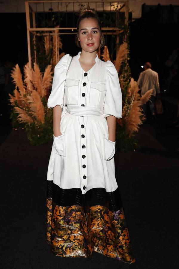 Nadia de Santiago en el desfile de Isabel Nuñez en MBFWM