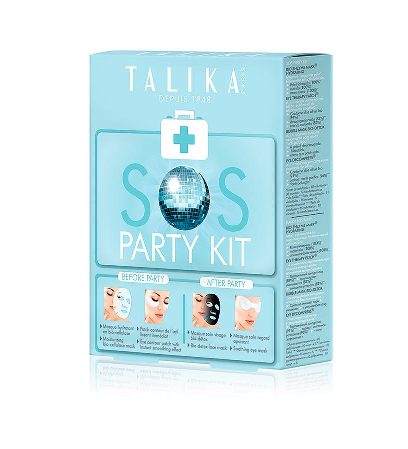 Aunque ahora son el producto de moda, las mascarillas son un complemento semanal perfecto para cualquier rutina de belleza. ¿Lo mejor? Hay casi una para cada necesidad: hidratación, luminosidad, detox…  Party Kit S.O.S de Talika  (14,94 €) incluye diferentes mascarillas faciales para cuidar cara y ojos tanto antes como después de una cita importante.