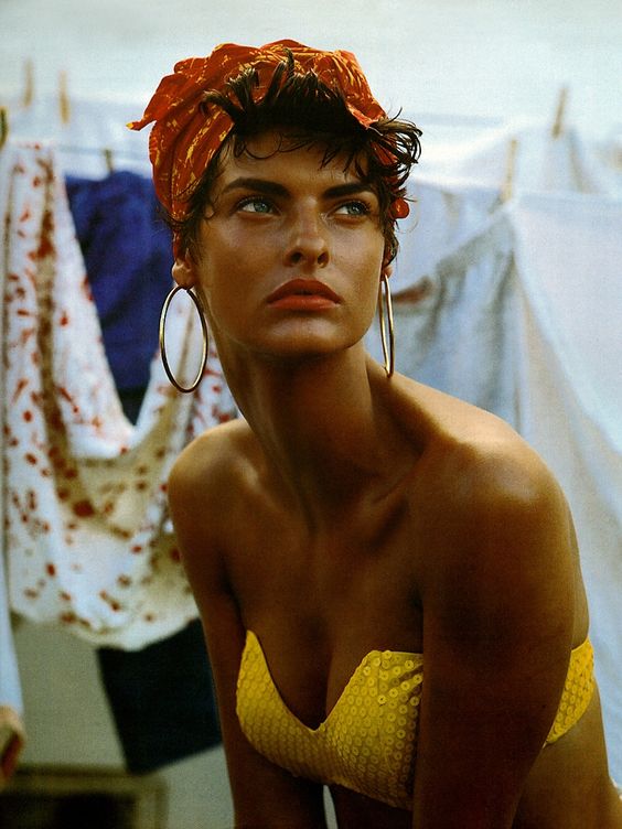 1989, Linda Evangelista.