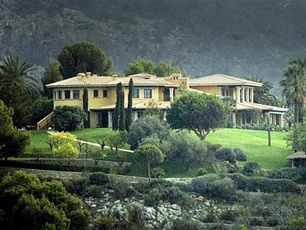 Vistas de la villa que ha adquirido el matrimonio en Mallorca