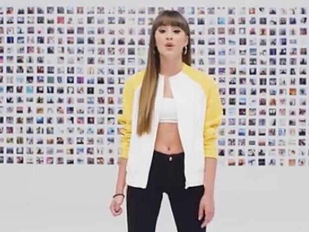 Aitana en el videoclip.