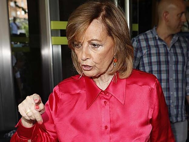 María Teresa Campos durante la operación de Terelu Campos.