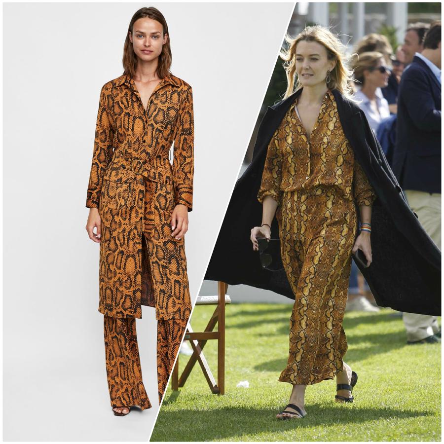 Cuando vimos aparecer así a Marta Ortega en el campeonato de saltos de caballo de Casas Novas ya intuimos que el  estampado de serpiente  iba a ser uno de los imprescindibles del otoño. Y estamos seguras de que así será. Palabra de Ortega.