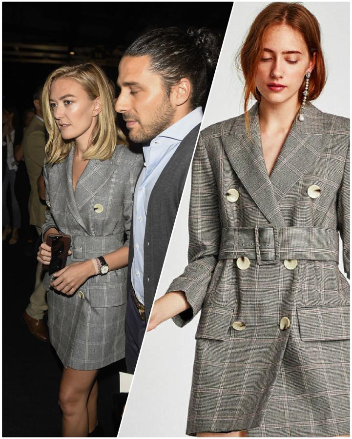 Esta blazer-vestido que Marta llevó a los desfiles de MBFWM en septiembre del 2017 fue un éxito. No tardó nada en agotarse.