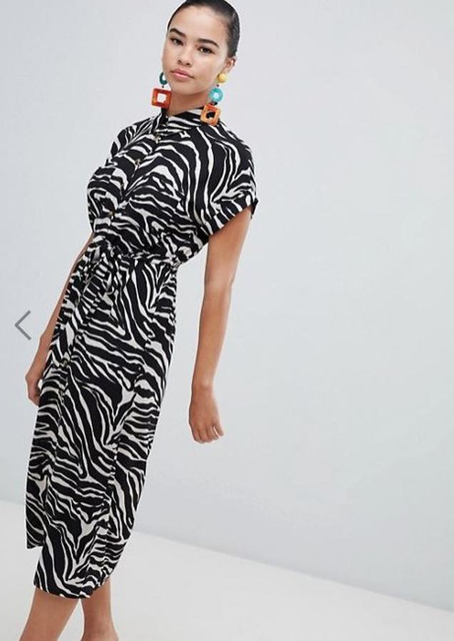 Vestido camisero, de Asos.