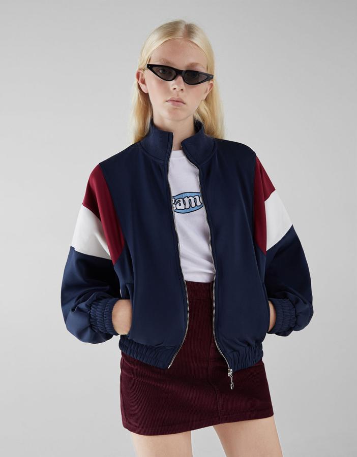 Chaqueta retro sport combinada, 24,99 euros.