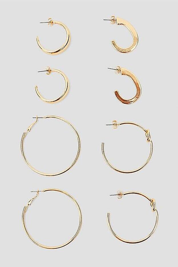 Set de aros nudo, 7,99 euros.