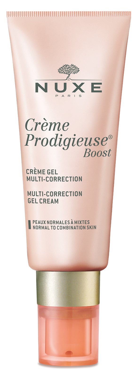 Su complejo antioxidante con flor de jazmín asegura luminosidad, frescura y control absoluto de los signos de envejecimiento. Todo mientras respeta el equilibrio cutáneo. Boost Multi-Correction Crème-Gel de Nuxe (36,50 €).