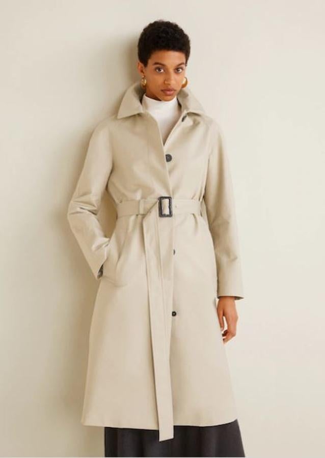 Trench sin solapas, de Mango (79,99 euros).