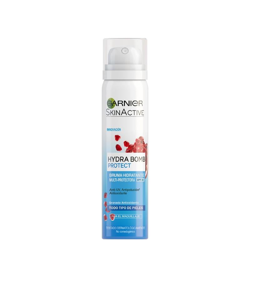 Hydra Bomb Protect de Garnier, muy práctico para llevar en el bolsillo (7,50 €).