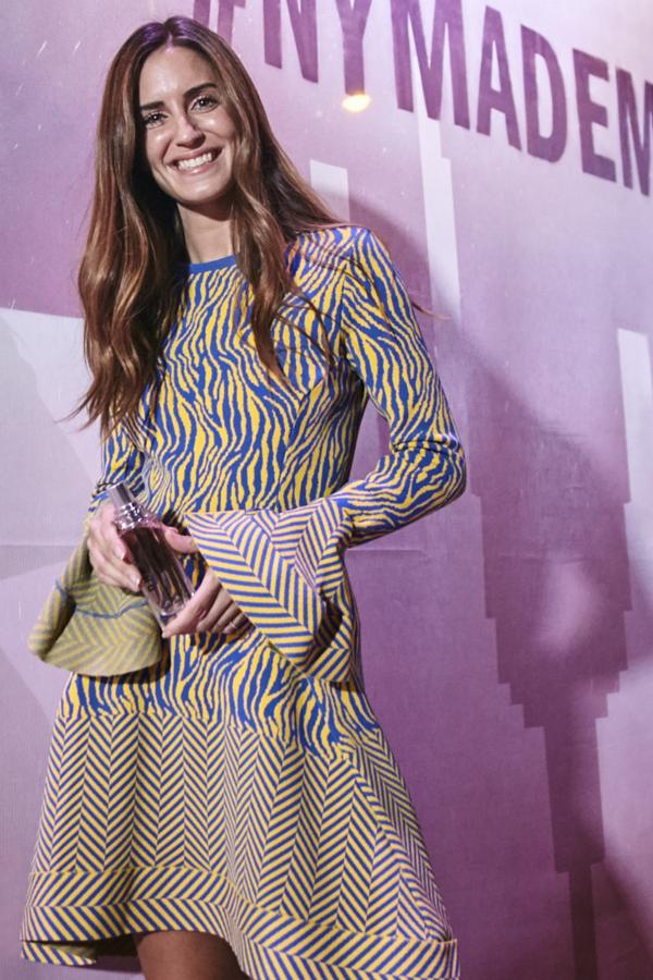 La modelo, blogger, diseñadora de modas y DJ española Gala González.Además acudió como embajadora internacional e imagen de la campaña de DKNY.