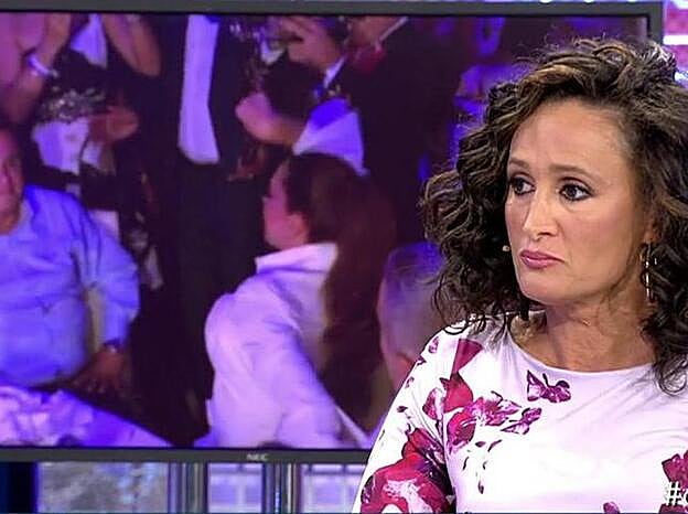 Dulce durante su entrevista en el 'Deluxe'.