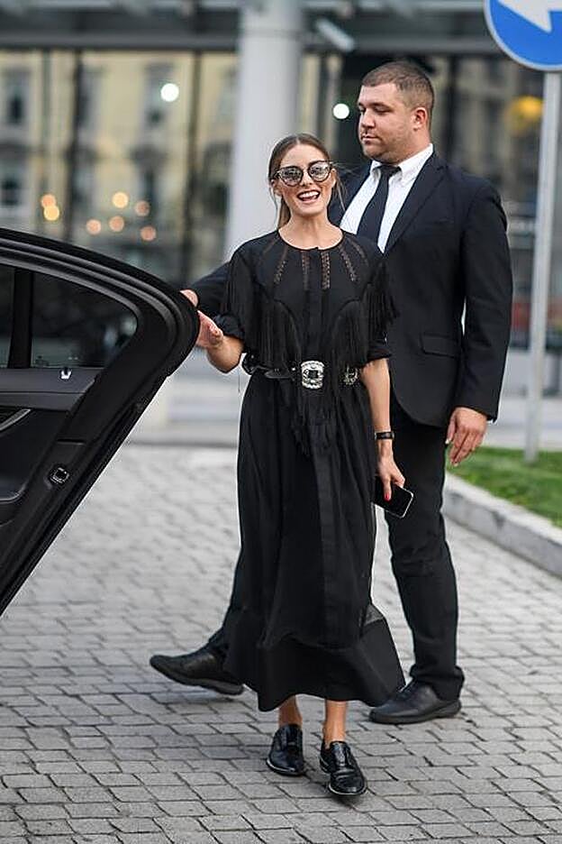 Olivia Palermo, en Milán.