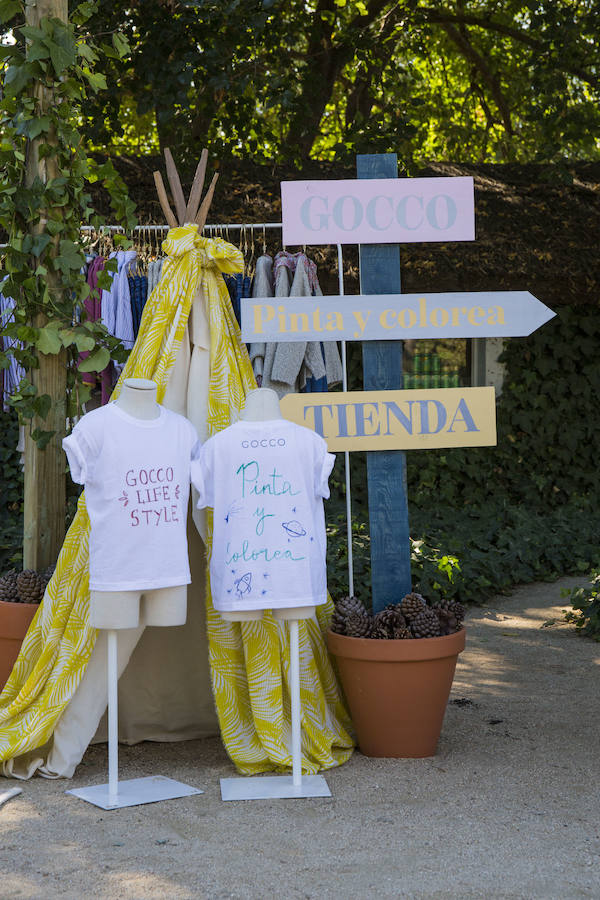 En el espacio de Gocco los pequeños artistas diseñaron sus propias camisetas y pudieron probarse algunos de los looks infantiles que se llevarán esta temporada.