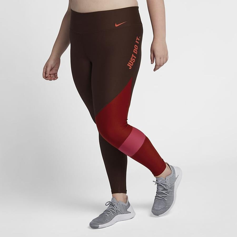 Mallas de entrenamiento con tejido elástico, talle alto y de buena sujeción, 50 euros.