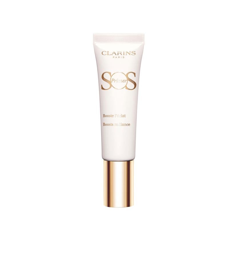 SOS Primer Clarins: base correctora que corrige, ilumina y reaviva instantáneamente la piel. (32,50 €).
