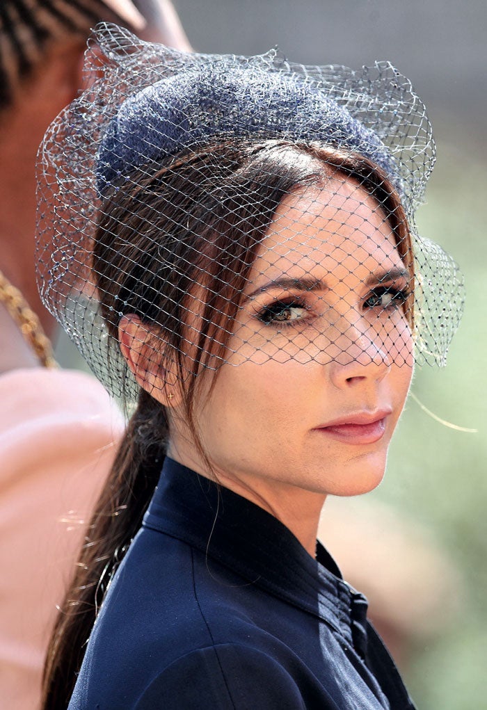 Victoria Beckham en la boda del príncipe Harry el pasado julio