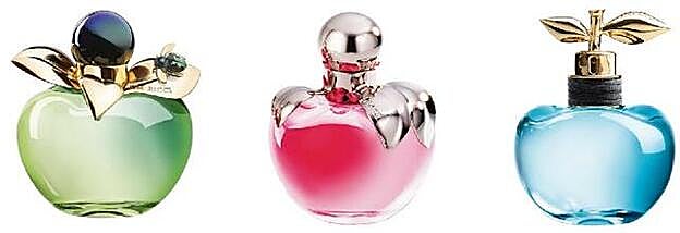 Los tres perfumes de Les Belles.