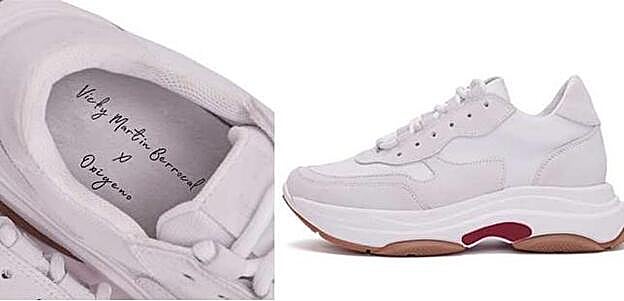Así son las zapatillas de Vicky Martín Berrocal x Oxigeno.