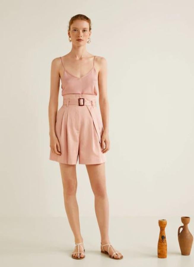 En rosa empolvado, estas sond e Mango (29,99 euros).