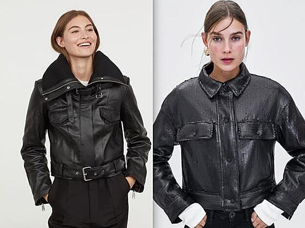 Aquí estan las versiones de Zara (derecha) y H&M (izquierda).