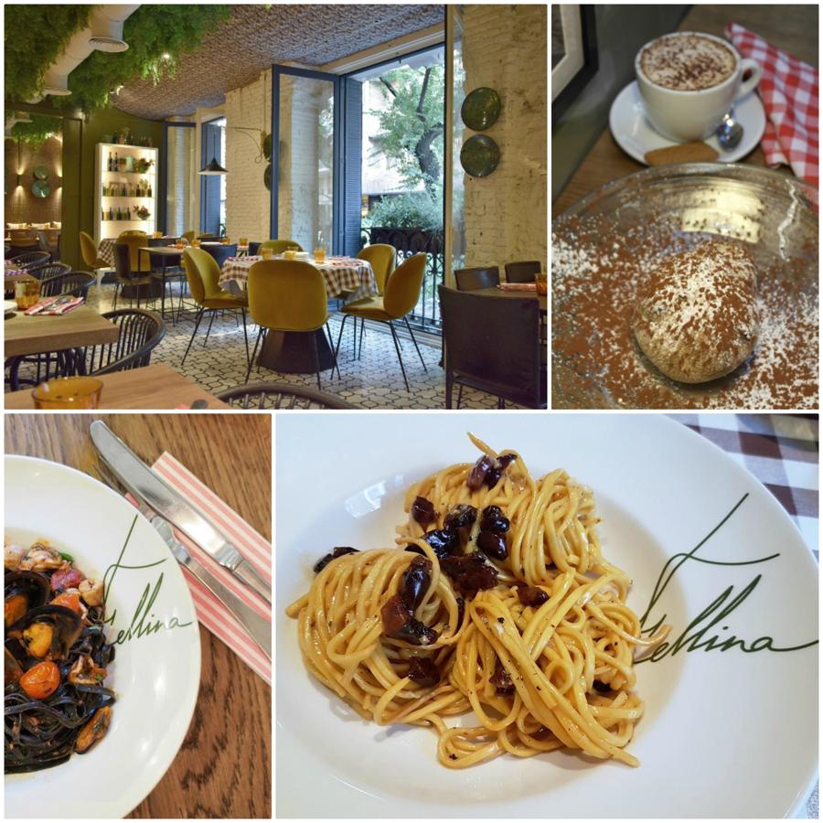 Su nombre rinde homenaje al gran Fellini, y su carta es una reinterpretación de la tradicional 'cucina della nonna'. Platos abundantes, como en Italia, y una decoración de lo más 'instagrameable' hacen de este local situado en la Calle de Caracas, 21, de Madrid, el mejor lugar de la capital para disfrutar de unos espaguetti carbonara auténticos, porque esta pasta "jamás llevó ni llevarán nata, ni bacon, ni salsas o cosas raras...".