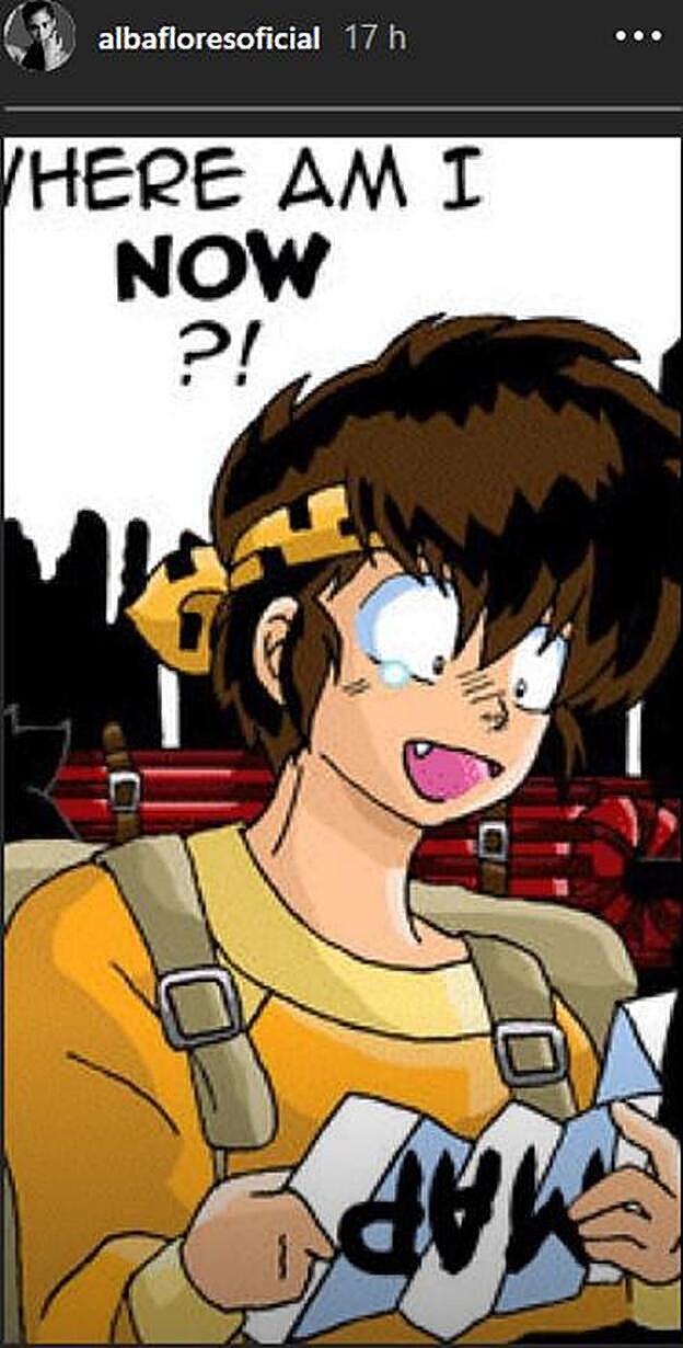 La divertida viñeta compartida por Alba Flores.