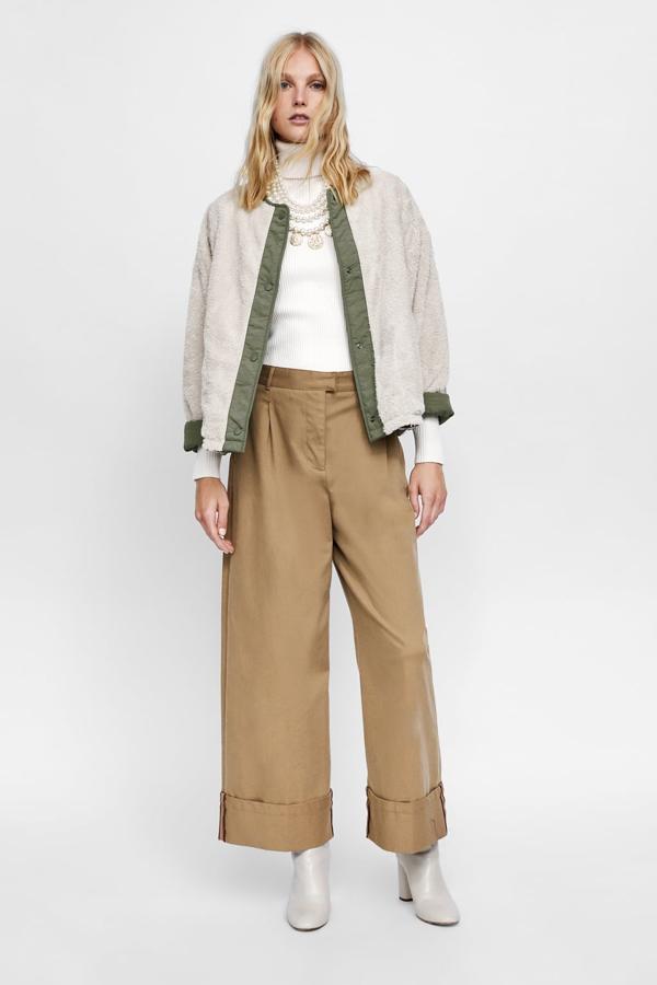 Cazadora de borreguillo reversible, 39,95 euros.