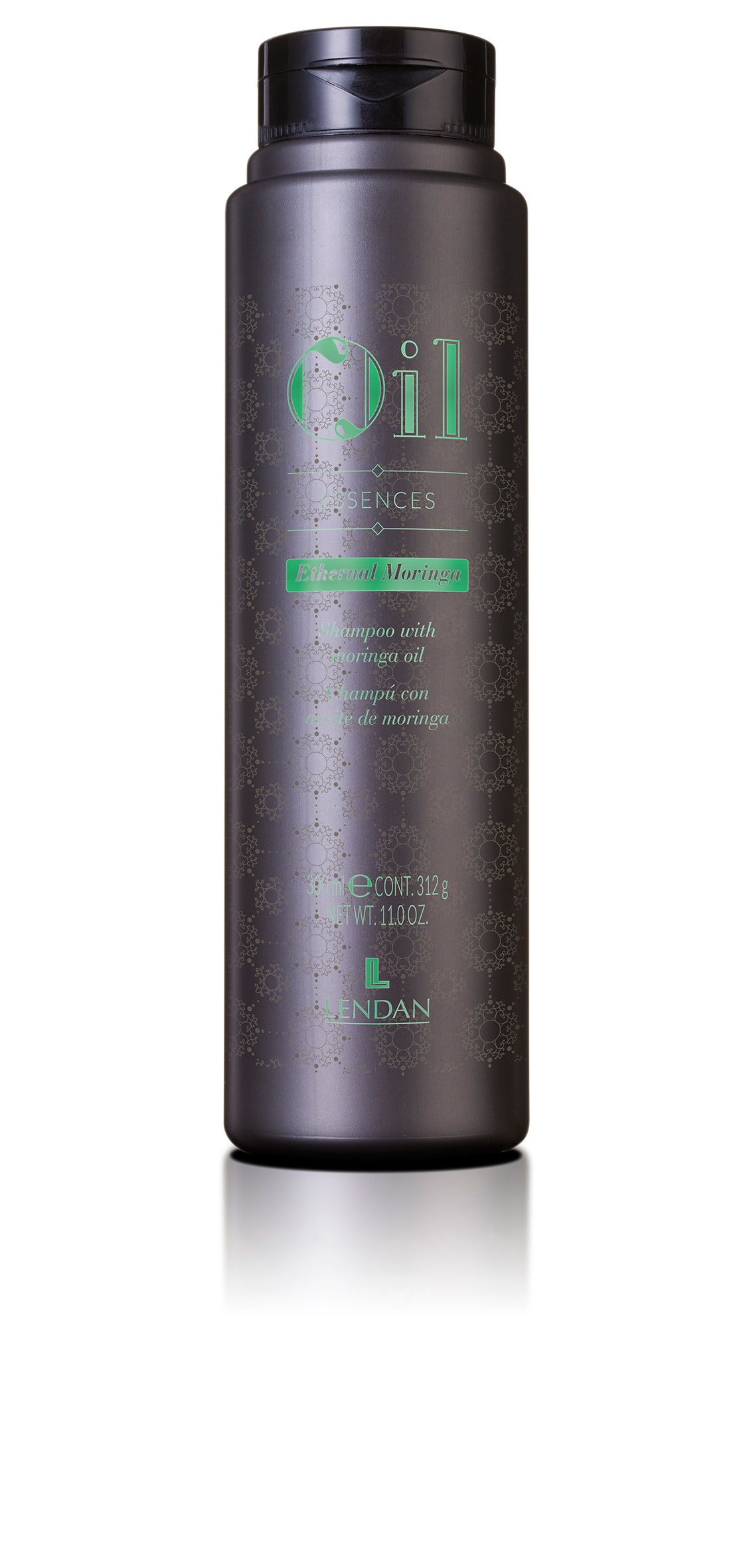 Champú Moringa de Lendan, de acción protectora y rejuvenecedora (14 €).