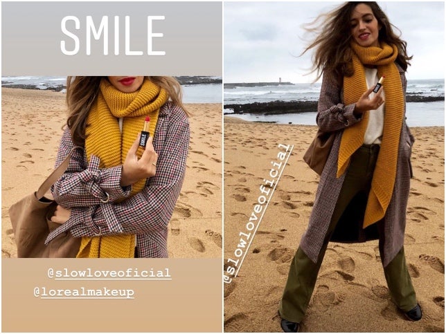 Sara Carbonero se ha decantado esta temporada por un abrigo muy parecido al de Cristina Pedroche. El suyo es de Slow Love y puede ser tuyo por 89,95 euros.