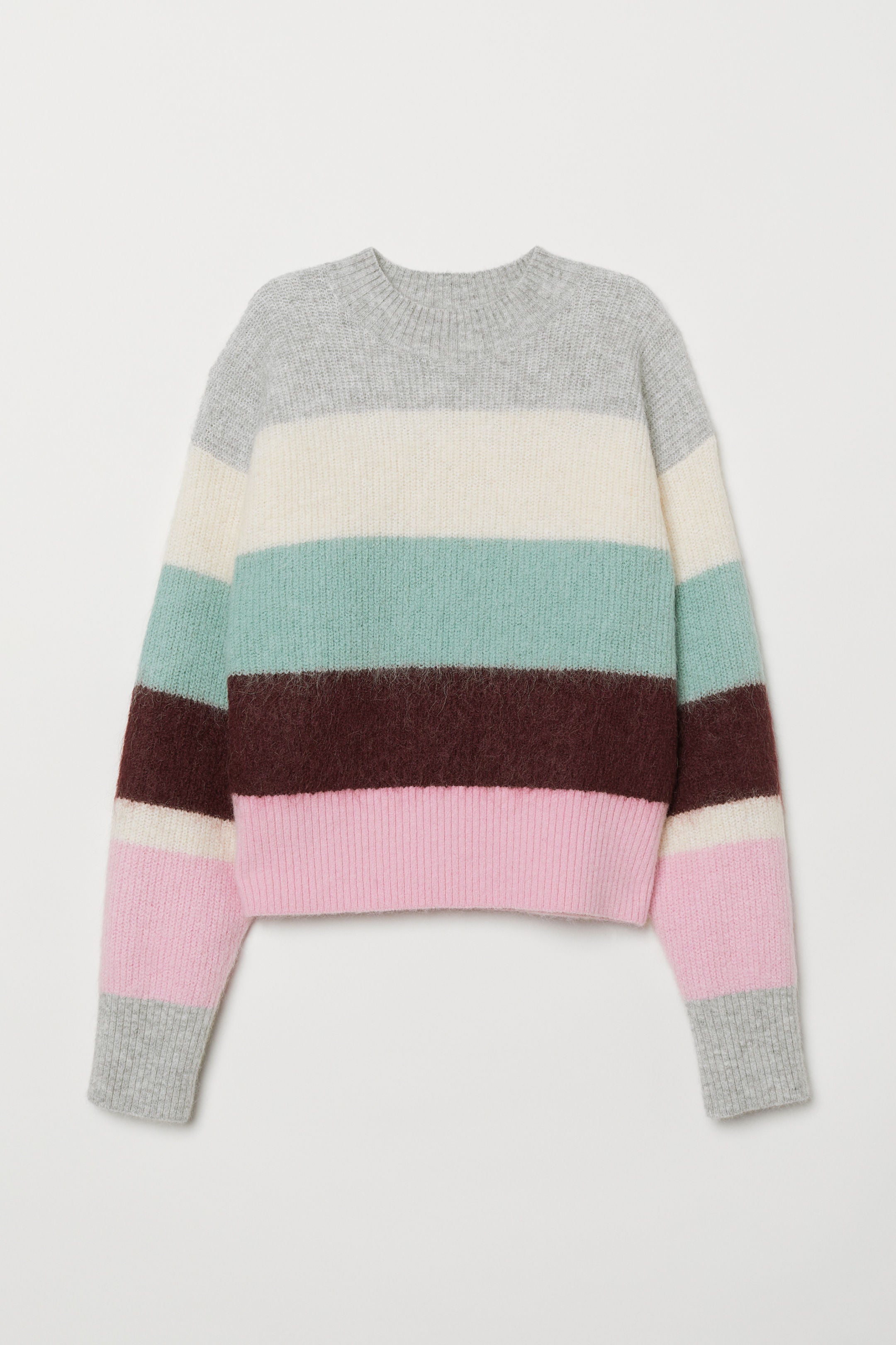 Jersey de lana multicolor de H&M: 59,99 euros.