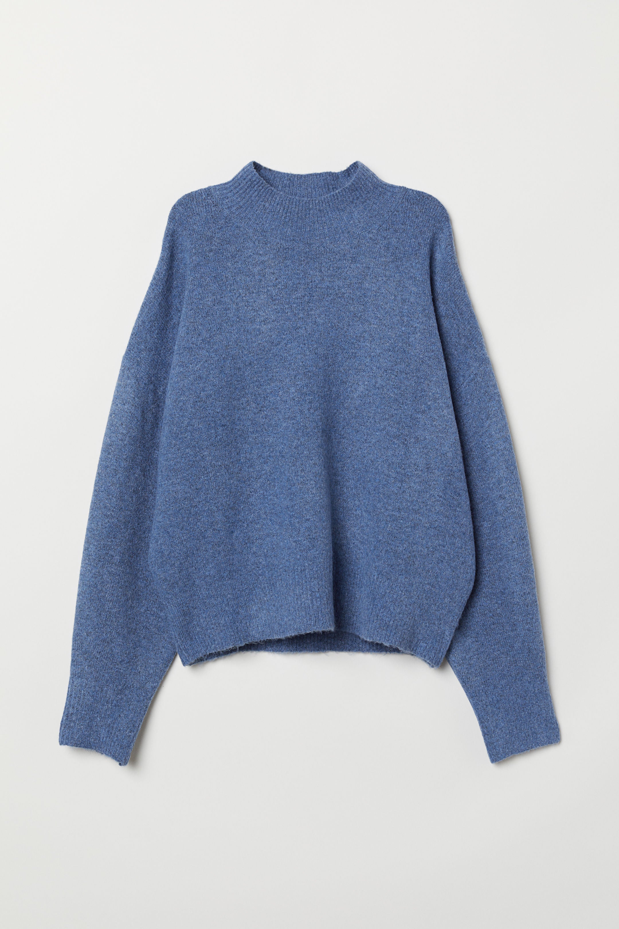 Jersey de punto fino en color azul de H&M: 24,99 euros.