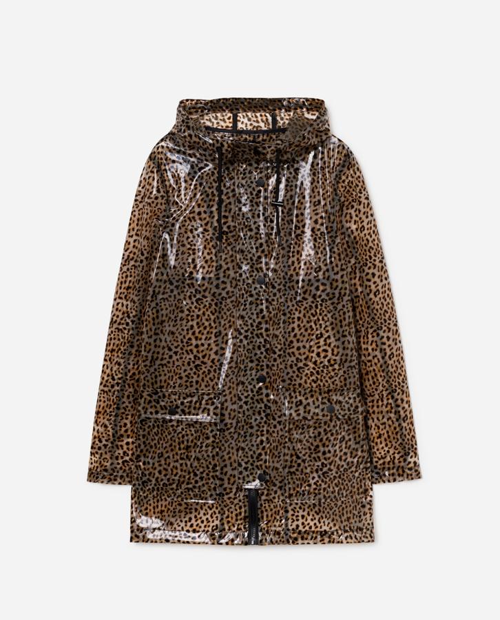 Sí, los chubasqueros también se adueñan del animal print.  Ya vimos uno en Zara  y ahora, este de Lefties (26 euros).