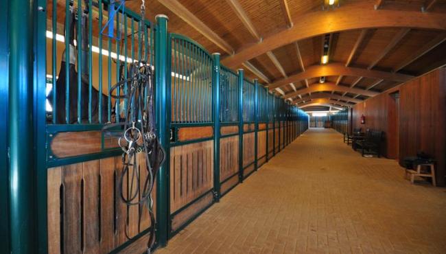 ¿Os imagináis lo bonitas que quedarían algunas de las mesas del cóctel de la boda de Marta Ortega y Carlos Torretta organizadas en las caballerizas?