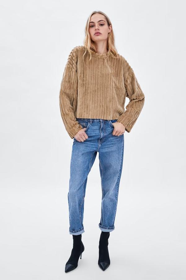 Sudadera efecto pelo, 14,36 euros (532 veces guardado).