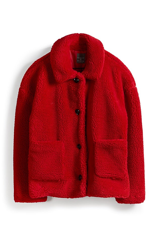 Abrigo tendencia Teddy de Primark (25€)