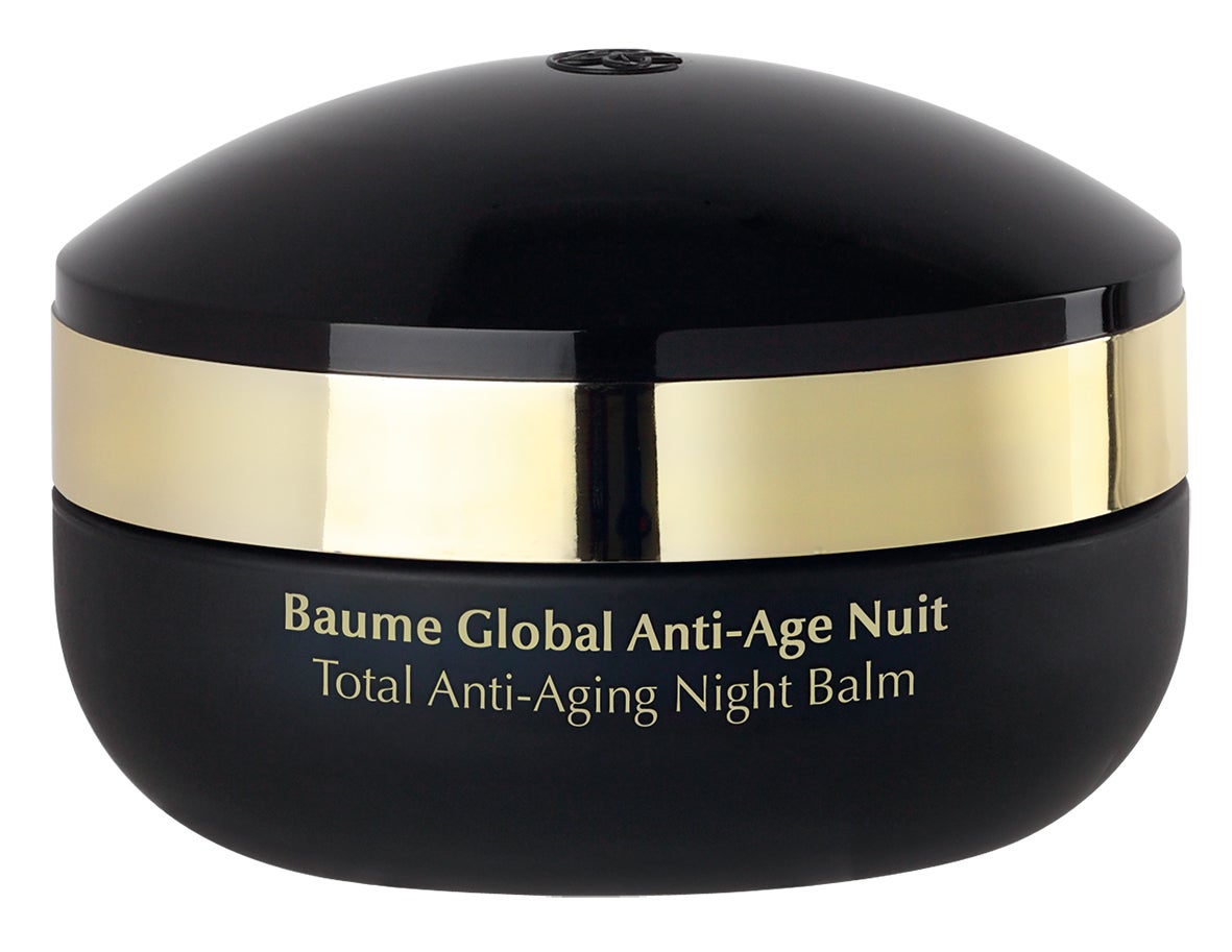 Con células madre de brote de grosella negra, consigue una recarga total de energía celular mientras duermes. Baume Global Anti-Age Nuit de Stendhal (204,50 euros).