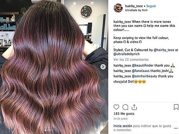 El estilista Thi Thao Tu es el creador de la coloración 'rose brown'.