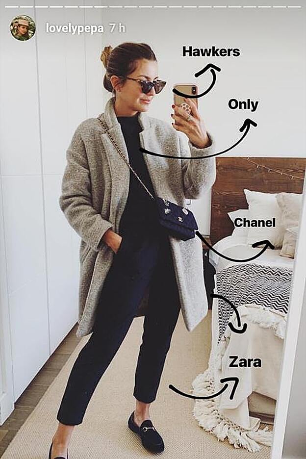 Lovely Pepa compartió este 'look' en uno de sus 'stories' recientes de Instagram.