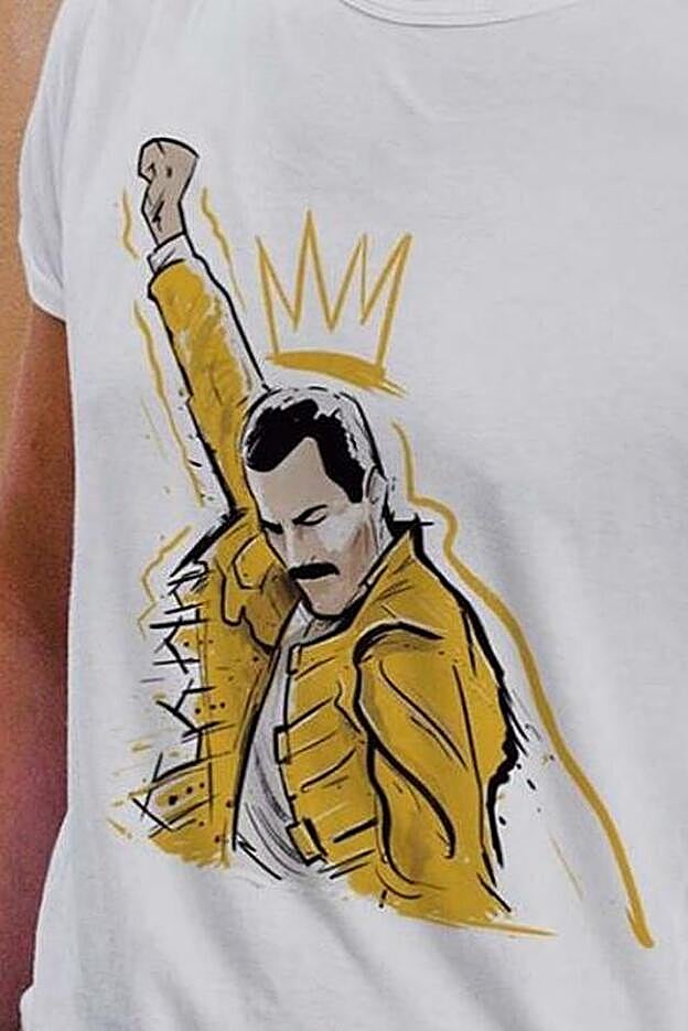 Camiseta de Freddie Mercury (16,99 euros).