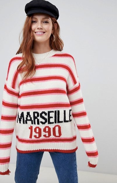 Jersey con eslogan de Asos: 29,99 euros.
