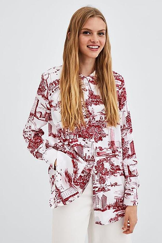 Camisa de Zara, 25,95 euros.