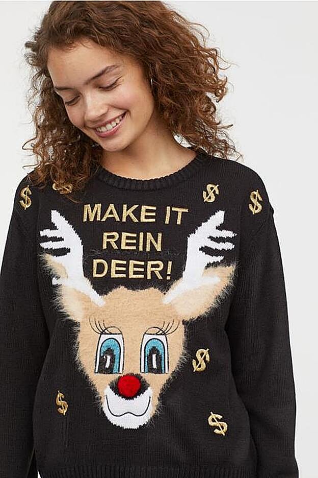 Suéter de punto, 24,99 dólares.