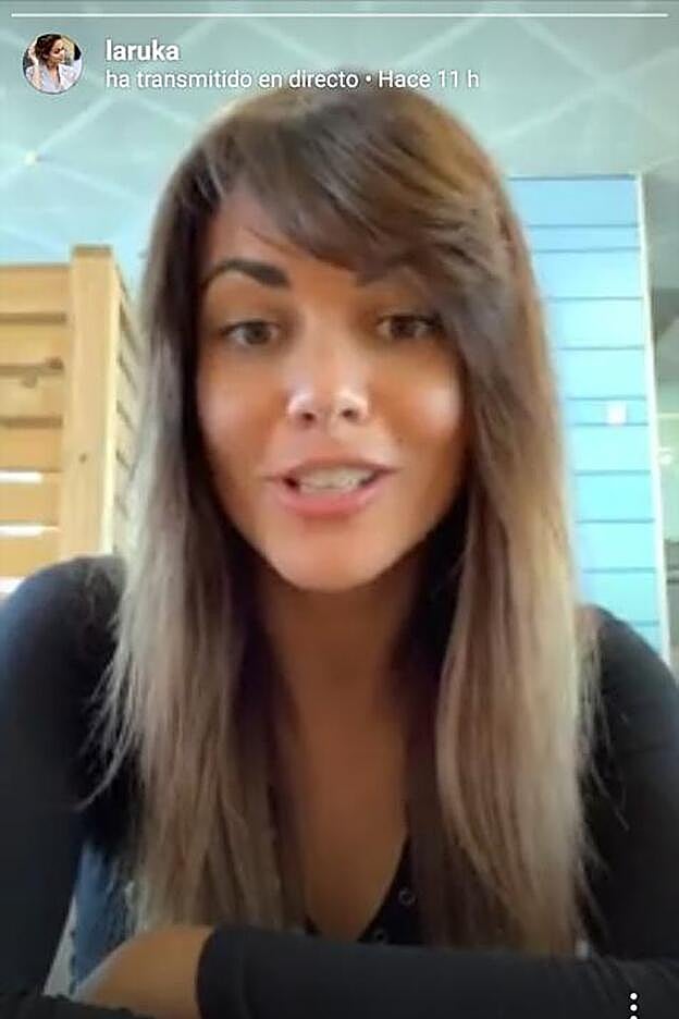 Lara Álvarez sorprendió ayer a sus seguidores de Instagram con un directo.