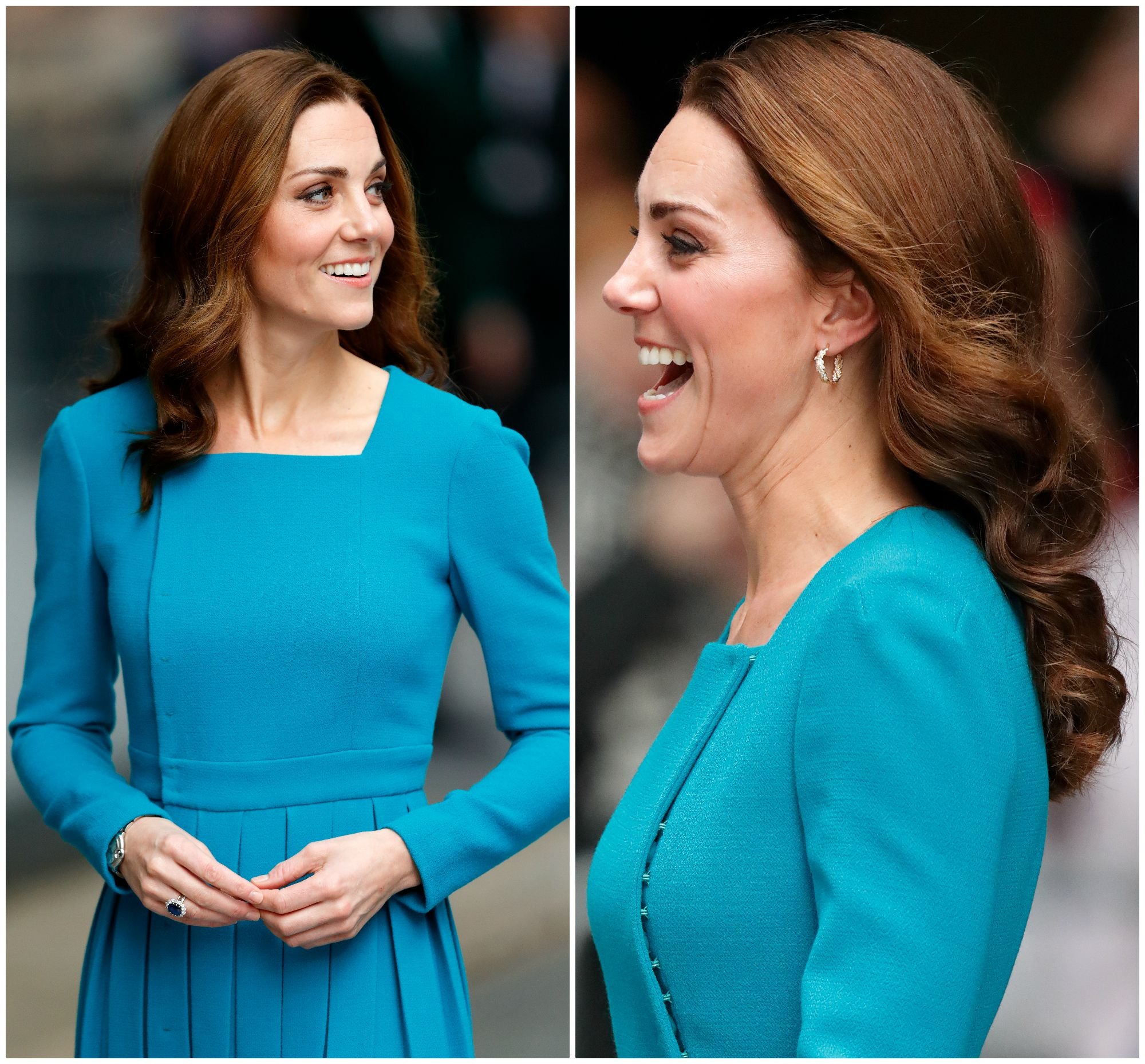 El peinado perfecto para llevar el pelo suelto y el rostro despejado. Esta vez las ondas están abiertas, caídas y comienzan en la parte media del cabello.