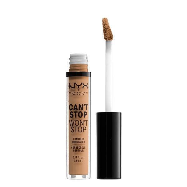 El nuevo corrector Can't Stop Won't Stop Contour Concealer de NYX está disponible en 24 tonos diferentes y su fórmula mate y ligera camufla las imperfecciones, ilumina el rostro y esculpe tus rasgos. (8,90 euros).