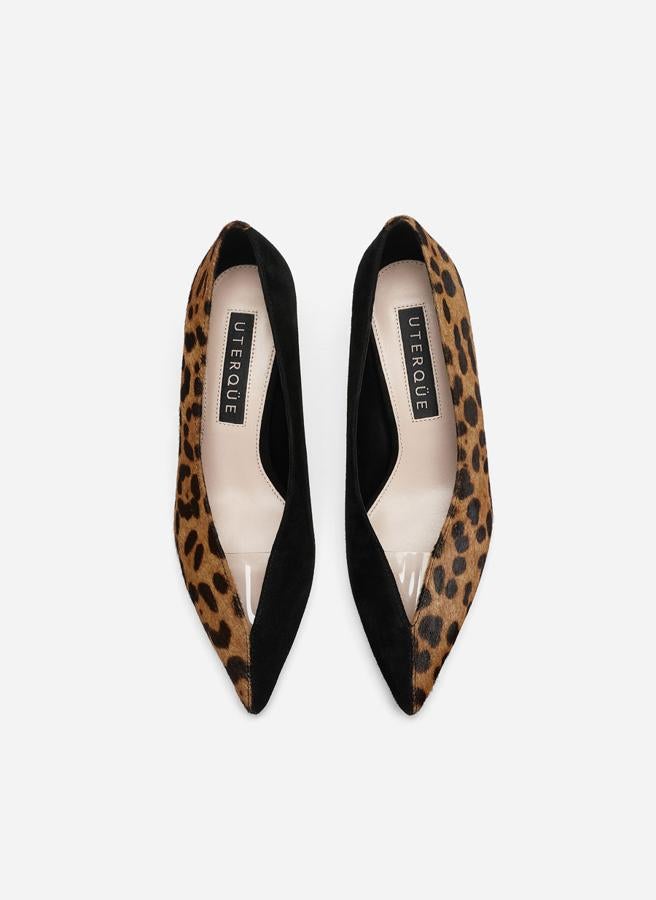 "Animal print", sí, pero de la forma más original y con una franja de vinilo, 49,95 euros.