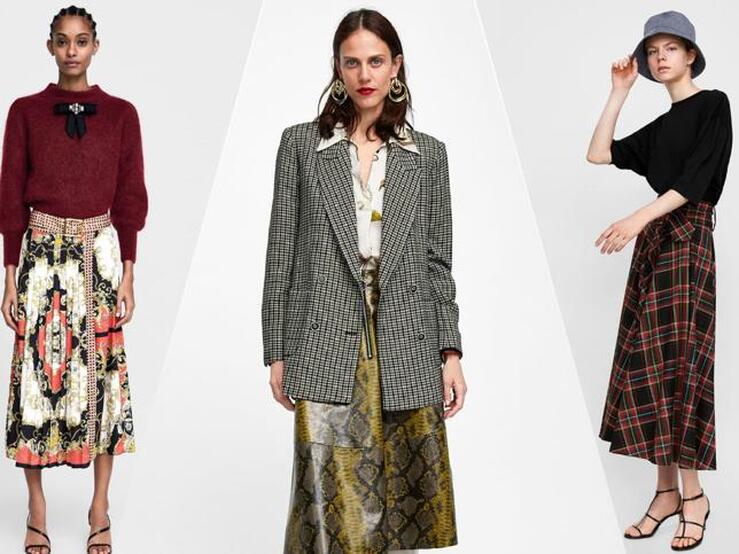 Fotos: Rebajas: las faldas midi que mejor quedan están en Zara