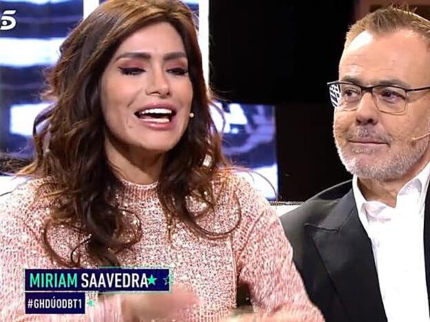 Miriam Saavedra debatiendo en 'GH Dúo'