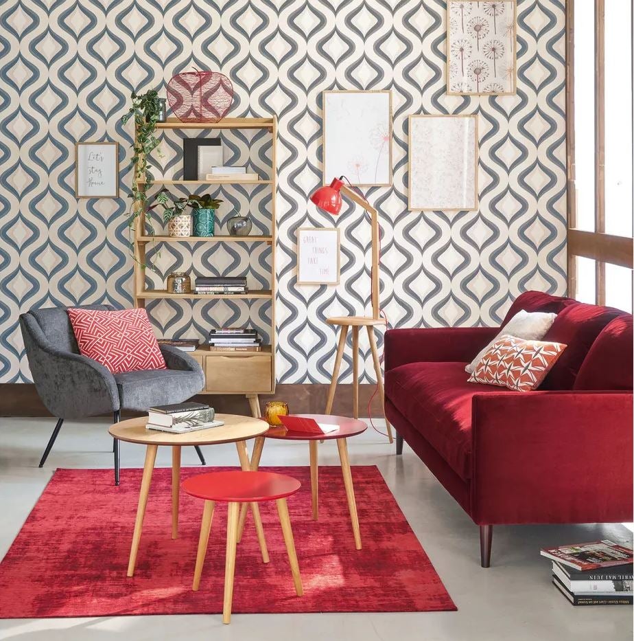 El juego de mesas de centro de estética retro pasa de 100 a 70 euros en las rebajas de Maisons du Monde.